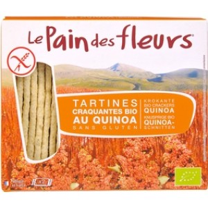 Krokante crackers met Quinoa Glutenvrij
